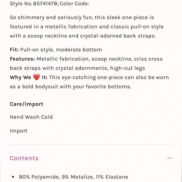 NWT free people SIZE M It's Now Cool The Xback One-Piece Diamond solitare - Picture 4 of 7